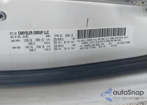 2010 Chrysler Town & Country Touring из США, поврежденный, VIN 2A4RR5D15AR176055